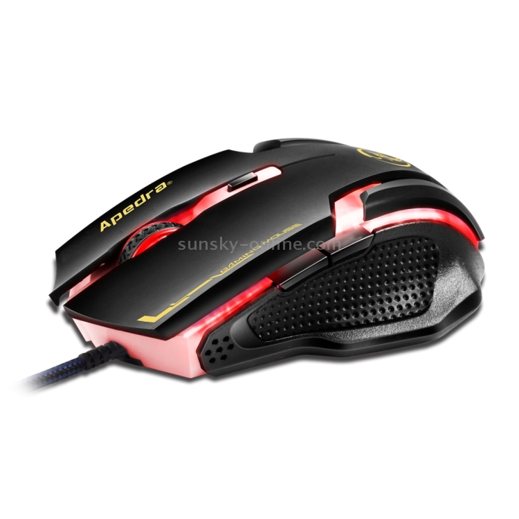 ades q7 gaming mice 6 buttons professional led optical usb wired gaming mouse for pc mac