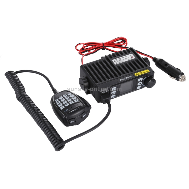 Sunsky Anytone At 779uv Mobile Radio Vhf Uhf Dual Band 0ch 25w Fm Mobile Car Radio Walkie Talkie