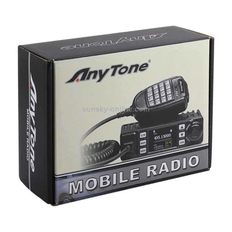 Sunsky Anytone At 779uv Mobile Radio Vhf Uhf Dual Band 0ch 25w Fm Mobile Car Radio Walkie Talkie