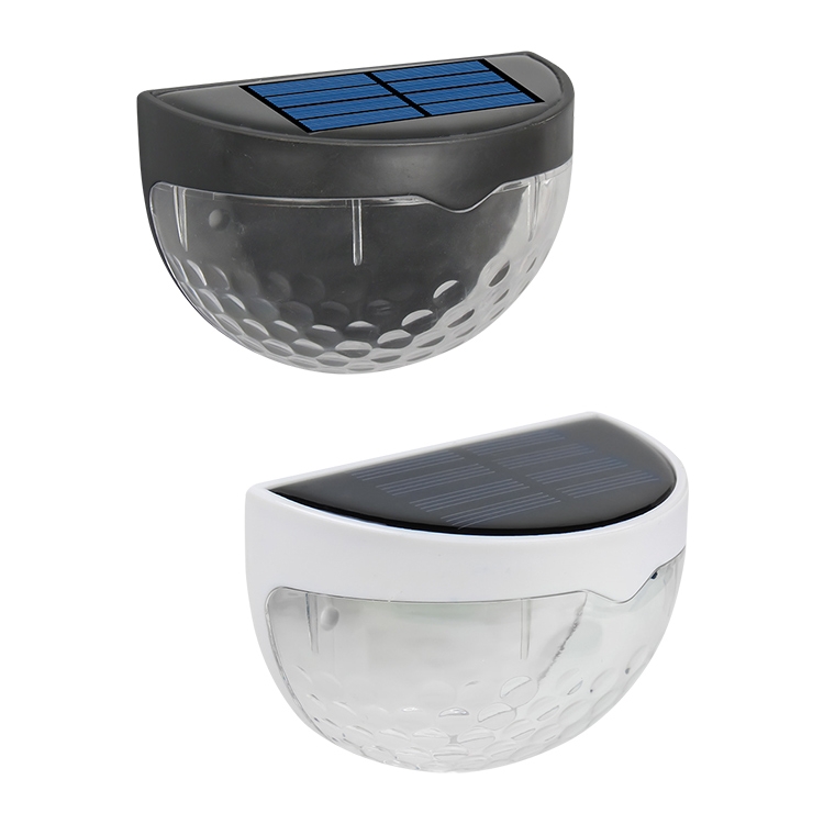 6 LED Outdoor Solar Water Drop Fence Light(White Light) - B1