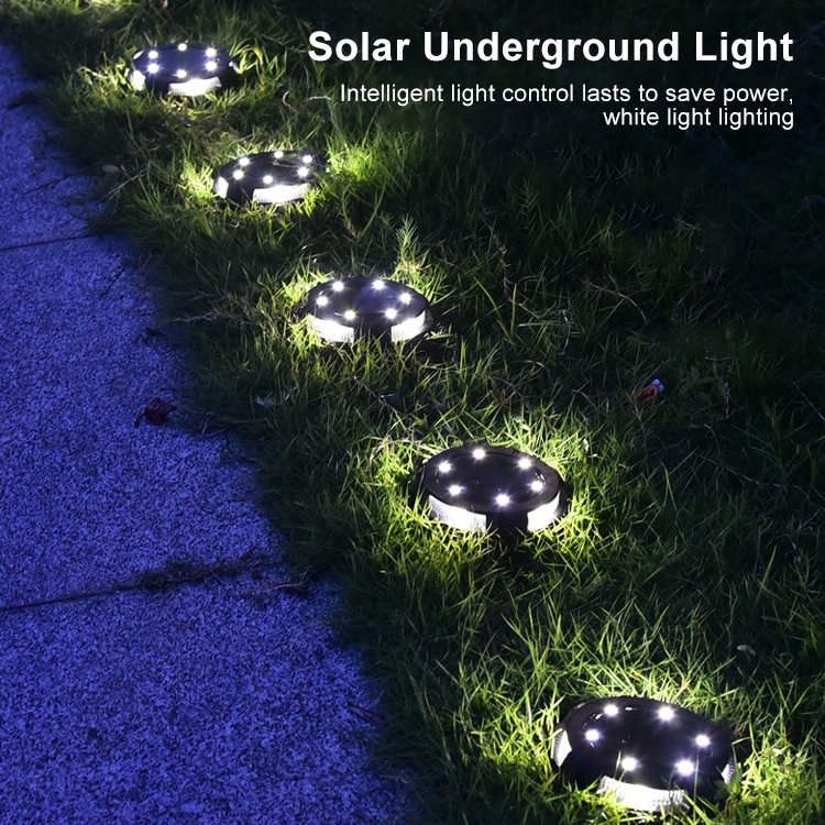 10 LED Solar Outdoor Garden Waterproof Buried Light - 4