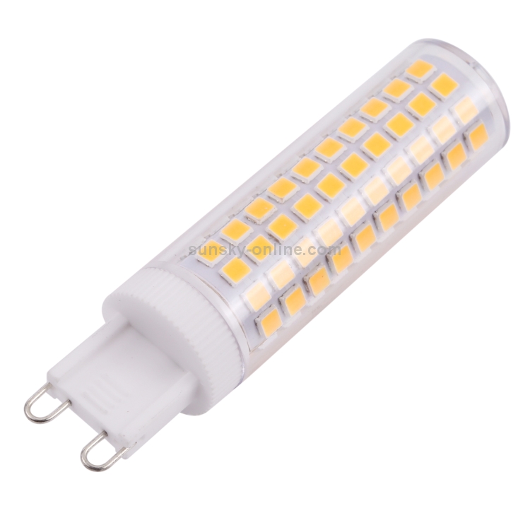G9 124 LEDs SMD 2835 2800-3200K LED Corn Light, No Flicker, AC 85-265V (Warm White) - 2