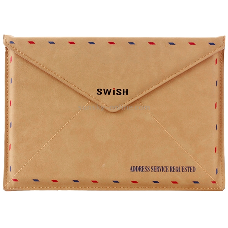 SUNSKY SWISH Universal Envelope Style Earth Stamp Leather Case for