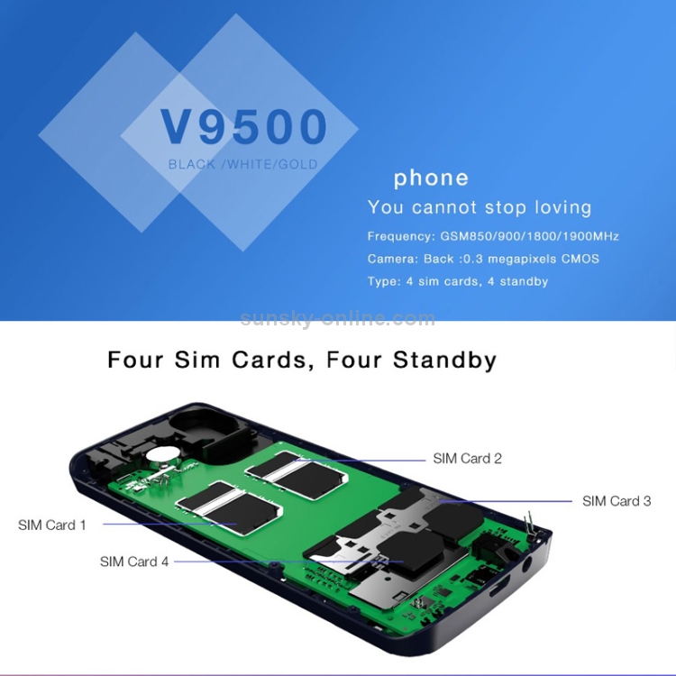 Sunsky Servo V9500 Mobile Phone