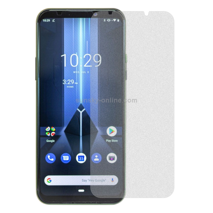 GUOHUN Screen Protector Protective 50 PCS Non-Full Matte Frosted Tempered Glass Film for Xiaomi Black Shark No Retail Package Glass Film