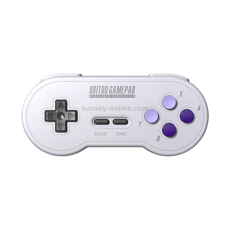 Sunsky 8bitdo Sn30 2 4g Wireless Gamepad Retro Controller With 2 4g Nes Receiver Usb C Wireless Game Pad For Snes Classic Edition Light Grey