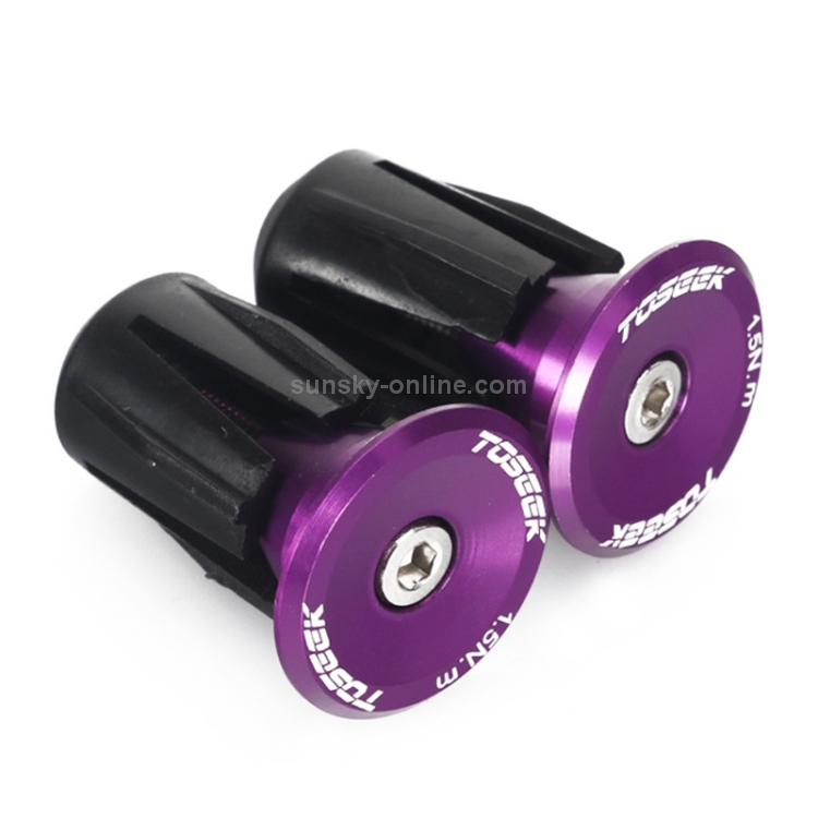 1 Pair Mountain Road Bike Handlebar End Plugs Plastic Caps Bicycle Parts N#S7