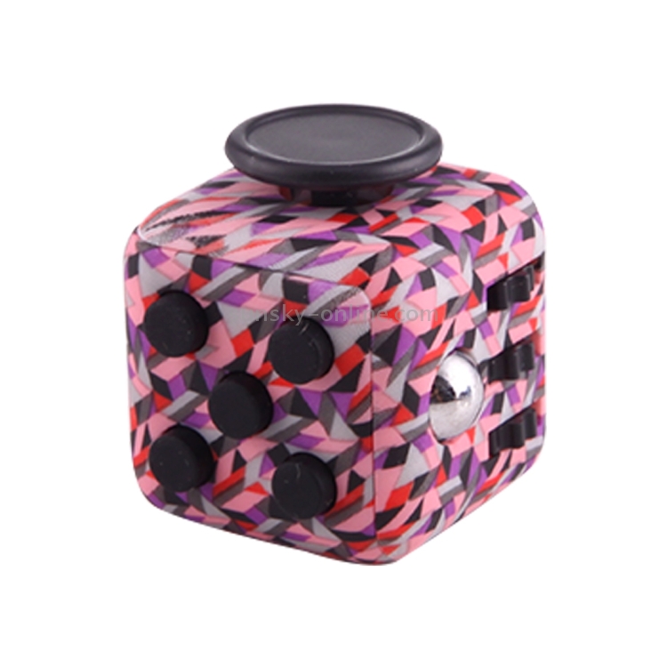 Sunsky Color Diamond Pattern Fidget Cube Relieves Stress And Anxiety Attention Toy For Children And Adults