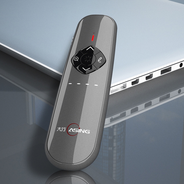 ASiNG A8N Red Light Smart Demonstrator Remote Control Flip Pen Wireless Presenter, Capacity: 32GB - 1