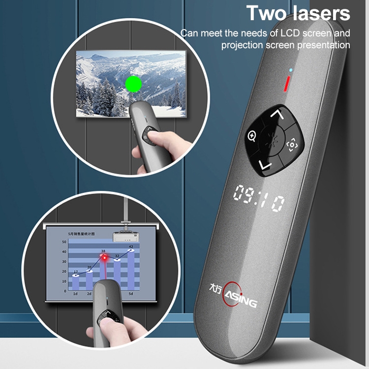 ASiNG A8 32GB Red Green Laser PPT Page Turning Pen Wireless Presenter - 1