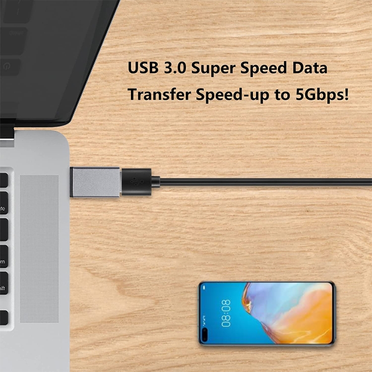 / Multifunction for Galaxy S8 /& S8 Long Type 22cm USB-C//Type-C 3.1 Male to USB 3.0 Female Adapter Cable // LG G6 // Huawei P10 /& P10 Plus//Xiaomi Mi 6 /& Max 2 and Other Smartphones Black