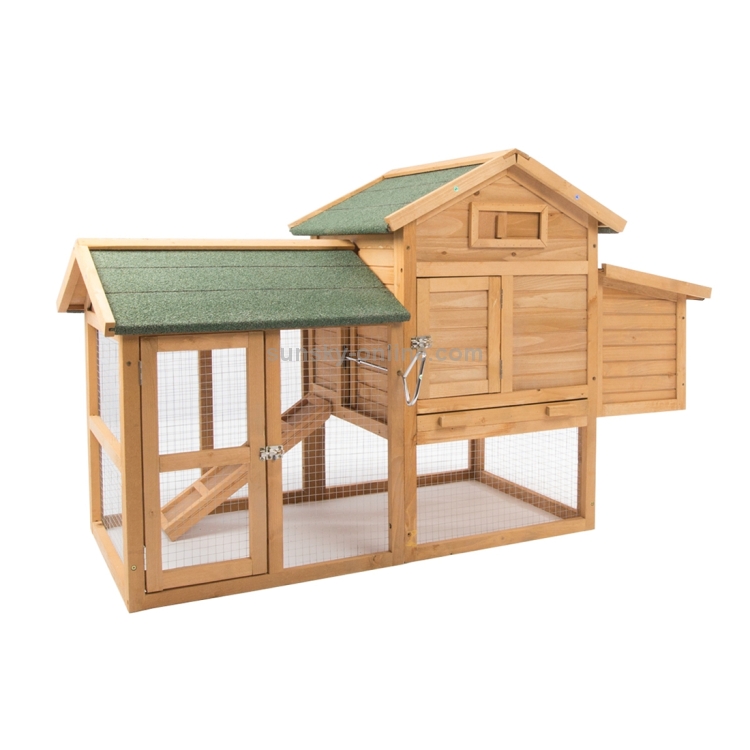 [US Warehouse] Wooden Pet Chicken Coop, Size: 58.66x26.77x36.22 inch