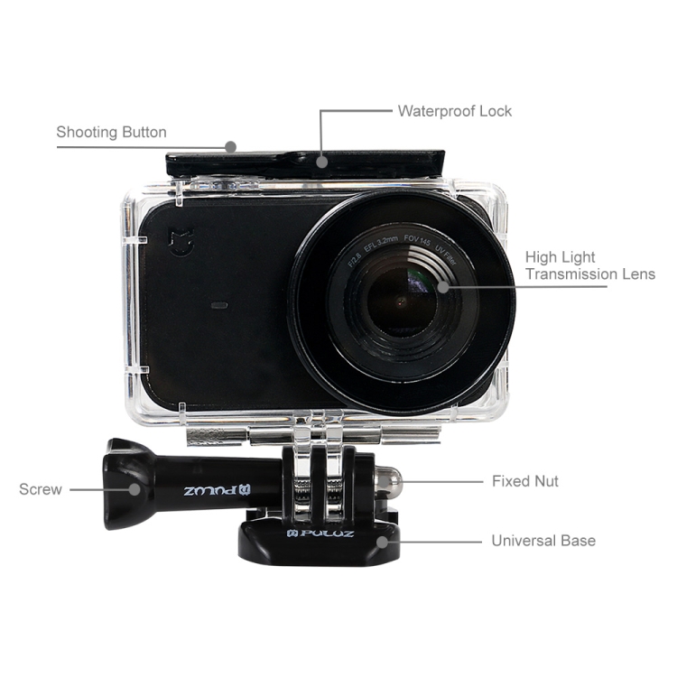 45M bajo el agua Impermeable Carcasa Funda Cubierta De Buceo Para Cámara GoPro Fusion 360