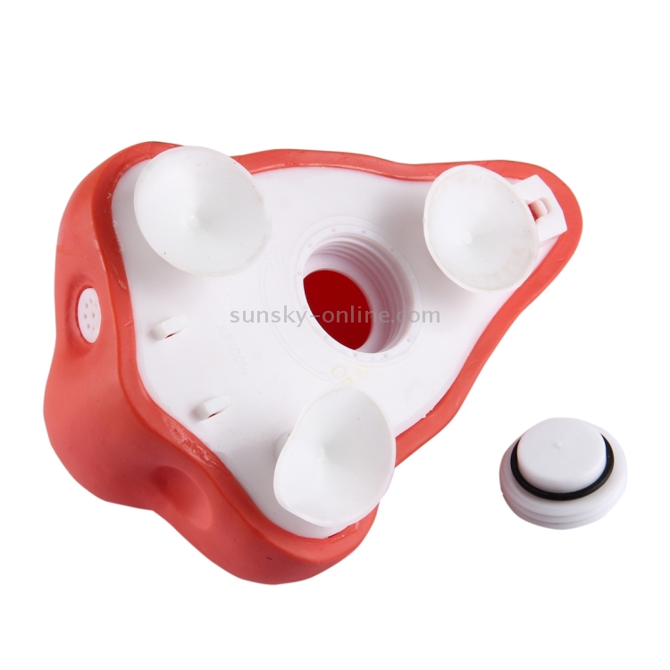 SUNSKY Nose Shaped Shower Gel Dispenser with 3 Suction Cups, Capacity