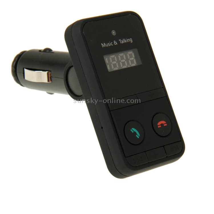 SUNSKY Car Bluetooth FM Transmitter with Remote Control for iPhone 6