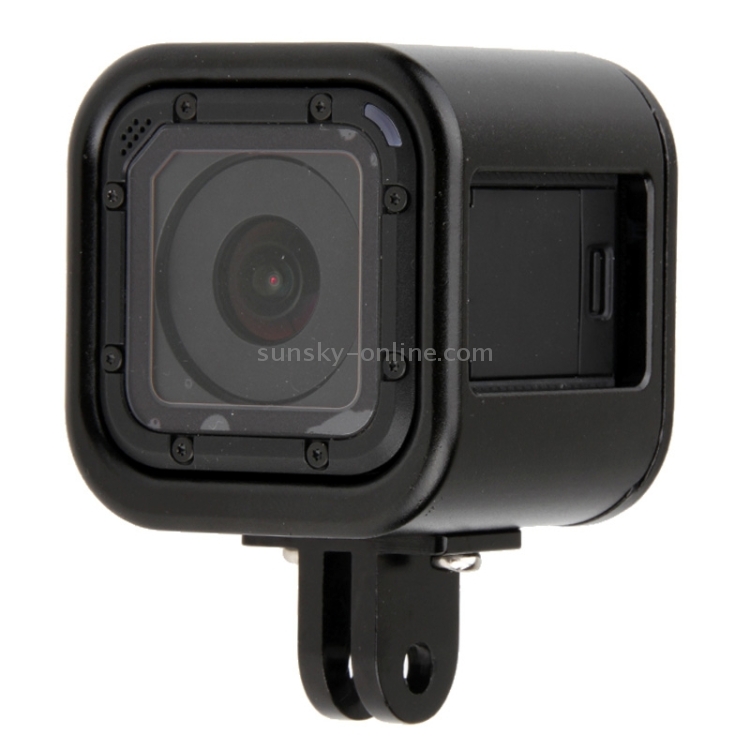 Black Color : Silver for DJI Gopro Action Camera Housing Shell CNC Aluminum Alloy Protective Cage with Insurance Frame for GoPro HERO5 Session //HERO4 Session//Hero Session