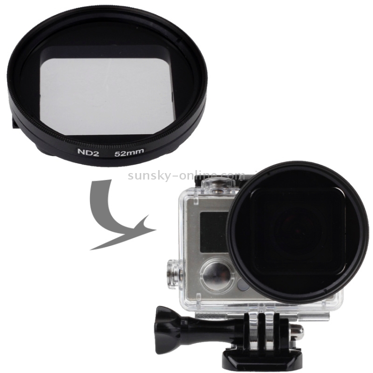 58mm Macro Lens 16x Magnification Close Up Lens Black Waterproof Case Convex Mirror Sports Camera Accessories