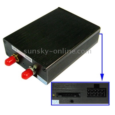 SUNSKY - GPS/GSM/GPRS Vehicle Tracker(Black)