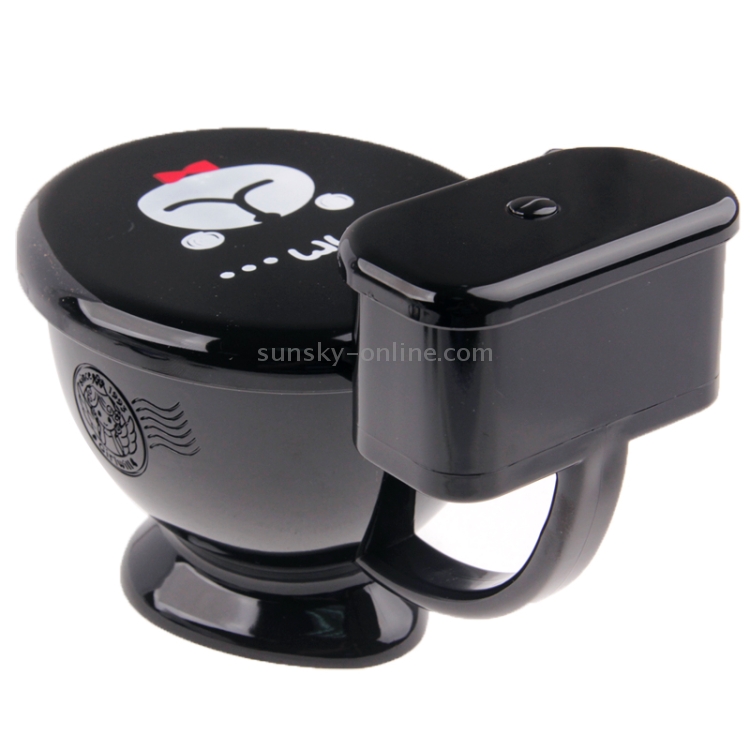 SUNSKY Best Gifts 300ML Funny Cute Toilet Cup with Spoon Novelty