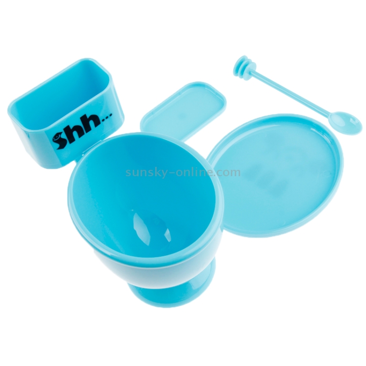 SUNSKY Best Gifts 300ML Funny Cute Toilet Cup with Spoon Novelty