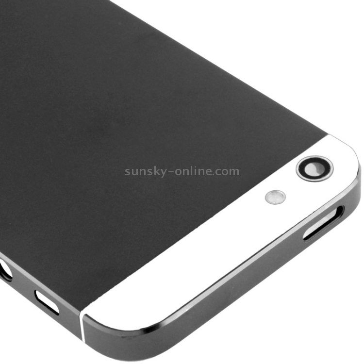SUNSKY Full Housing Alloy Back Cover for iPhone 5 (Black)