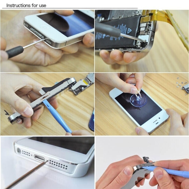 DUANDETAO 20 in 1 Profession Multi-Purpose Repair Tool Set for iPhone 6 /& 6 Plus for Galaxy//Mobile Phone