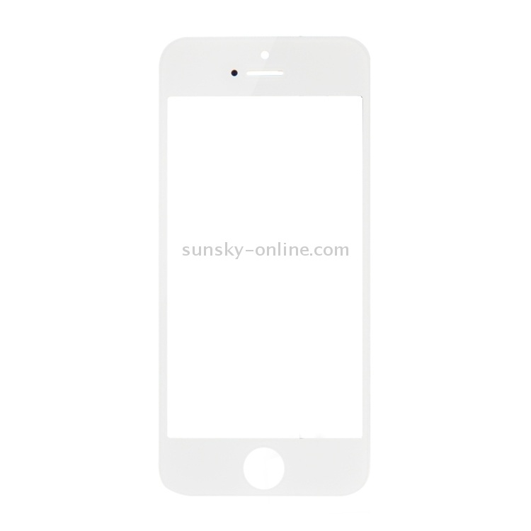 Sunsky عدسة أمامية زجاجية أمامية للآيفون 5s أبيض
