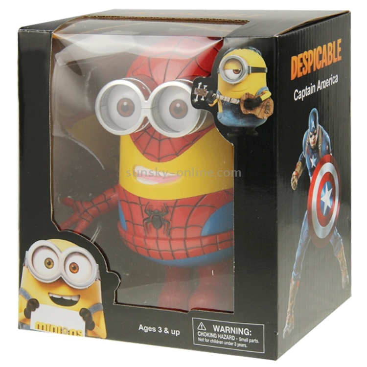 Sunsky Cartoon Pvc Action Figure Toys Despicable Me Batman Version Minions Model