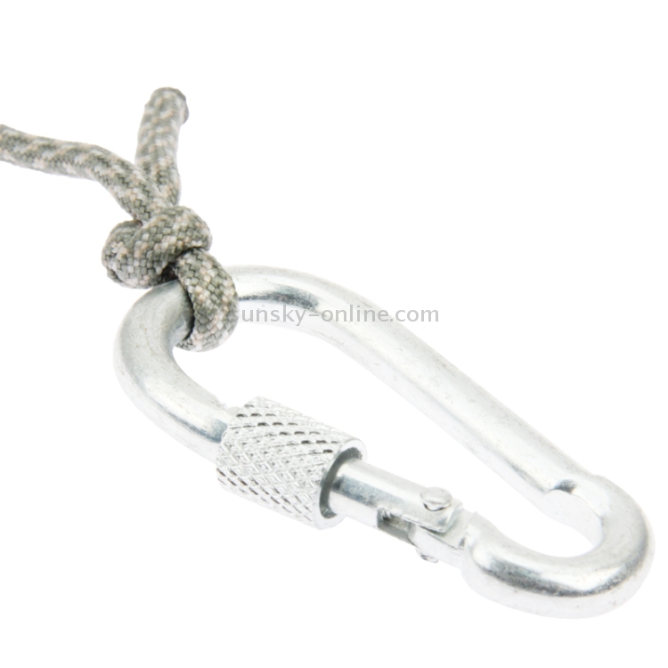 SUNSKY 2 PCS Durable Sevencore Alloy Carabiner Tent Rope Umbrella Rope with Carabiner, Length