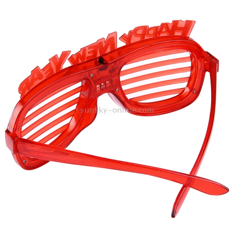 SUNSKY HAPPY NEW YEAR Style Led Flash Glasses for Halloween Christmas