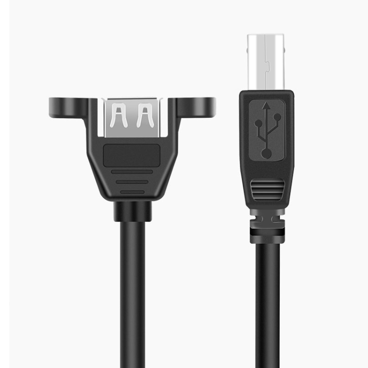 USB 2.0 Type A Female to USB B Male Scanner Printer Adapter Cable #a