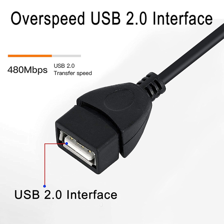 Length 25cm Computer/&Networking HA 90 Degree Mini USB Male to USB 2.0 AM Adapter Cable