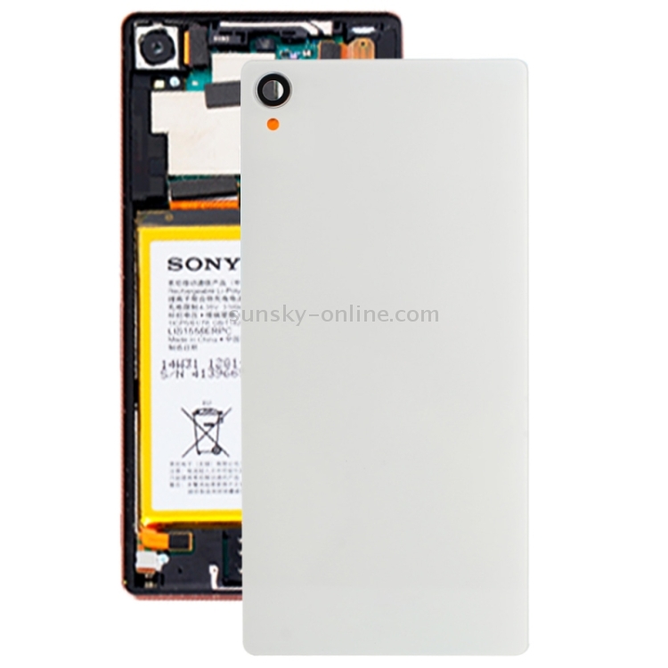 Sunsky Original Glass Housing Back Cover For Sony Xperia Z3 D6653 White