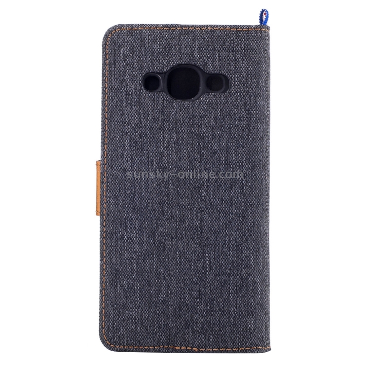 sunsky for samsung galaxy j3 2017 denim texture horizontal flip leather with holder sunsky for samsung galaxy j3 2017 denim texture horizontal flip leather with holder