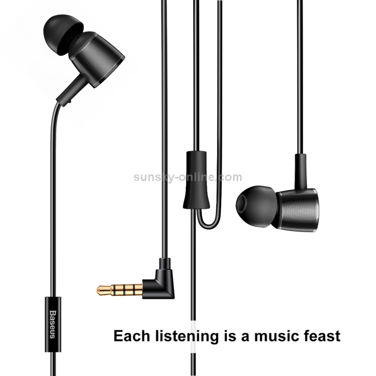 SUNSKY - Baseus Encok H07 1.2m 3.5mm Oblique In-Ear Wire