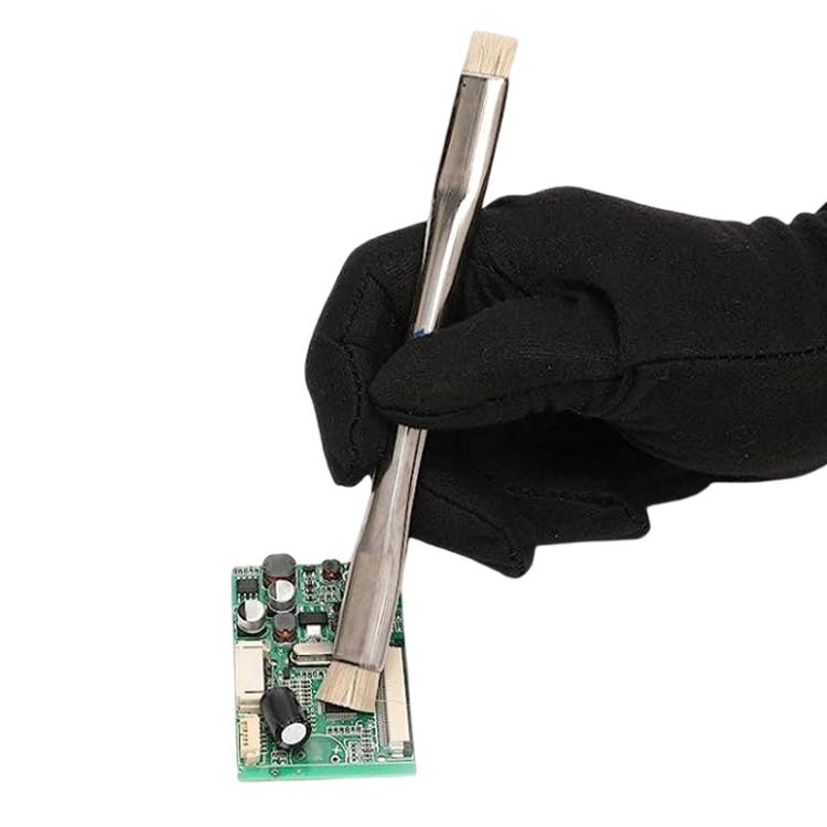 Length Repair-Kits Electronic Component 12 Beam Flat Handle Antistatic Cleaning Brush 17cm