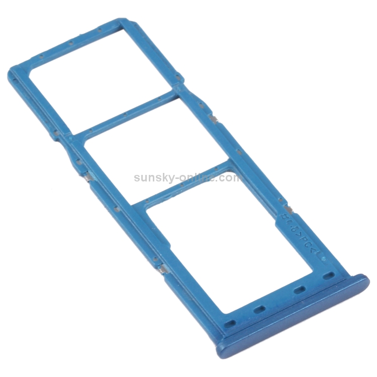 Sunsky Sim Card Tray Sim Card Tray Micro Sd Card Tray For Samsung Galaxy A12 Sm A125 Blue