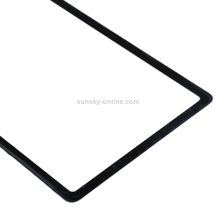 Front Screen Outer Glass Lens with OCA Optically Clear Adhesive for Samsung Galaxy Tab S6 Lite SM-P610/P615 (Black)