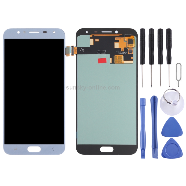 OLED Material LCD Screen and Digitizer Full Assembly for Samsung Galaxy J4 SM-J400 (Blue) - 1