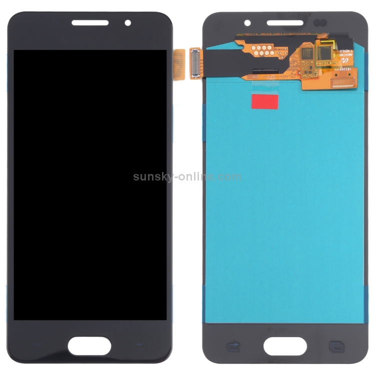 OLED Material LCD Screen and Digitizer Full Assembly for Samsung Galaxy A3 (2016) SM-A310(Black) - 2