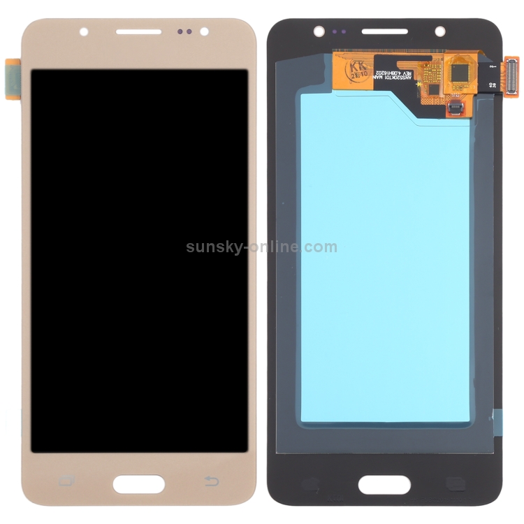 OLED Material LCD Screen and Digitizer Full Assembly for Samsung Galaxy J5 (2016) SM-J510(Gold) - 2