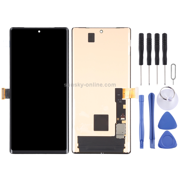 Original Ltpo AMOLED Material LCD Screen and Digitizer Full Assembly for Google Pixel 6 Pro GLUOG G8VOU - 1