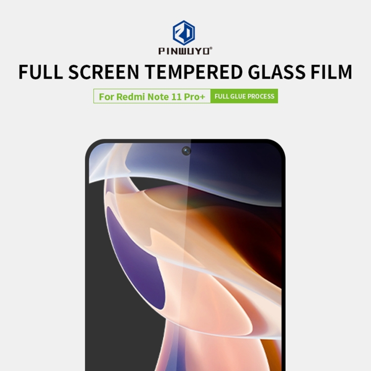 For Xiaomi Redmi Note 11 Pro / Note 11 Pro+ PINWUYO 9H 2.5D Full Screen Tempered Glass Film(Black)
