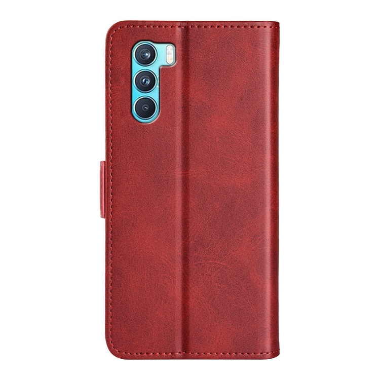 For OPPO K9 Pro Dual-side Magnetic Buckle Horizontal Flip Leather Case with Holder & Card Slots & Wallet(Red) - 2