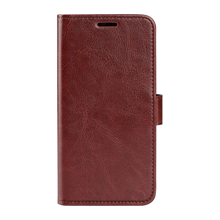 For OPPO K9 Pro R64 Texture Single Horizontal Flip Protective Case with Holder & Card Slots & Wallet& Photo Frame(Brown) - 1