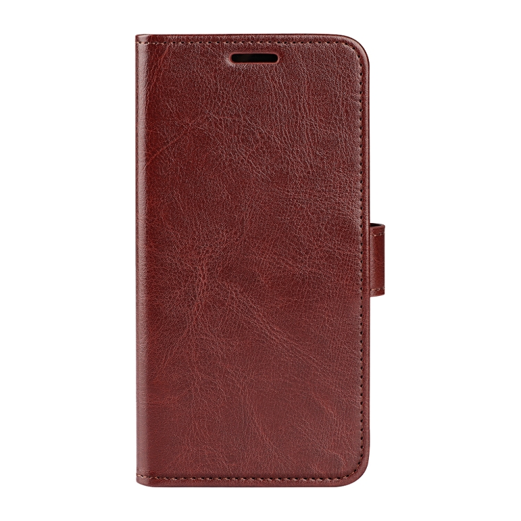 For Samsung Galaxy M22 R64 Texture Single Horizontal Flip Protective Case with Holder & Card Slots & Wallet& Photo Frame(Brown) - 1