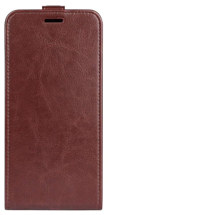 For Xiaomi Redmi Note 11 Pro / Note 11 Pro+ R64 Texture Single Vertical Flip Leather Protective Case with Card Slots & Photo Frame(Brown) - 1