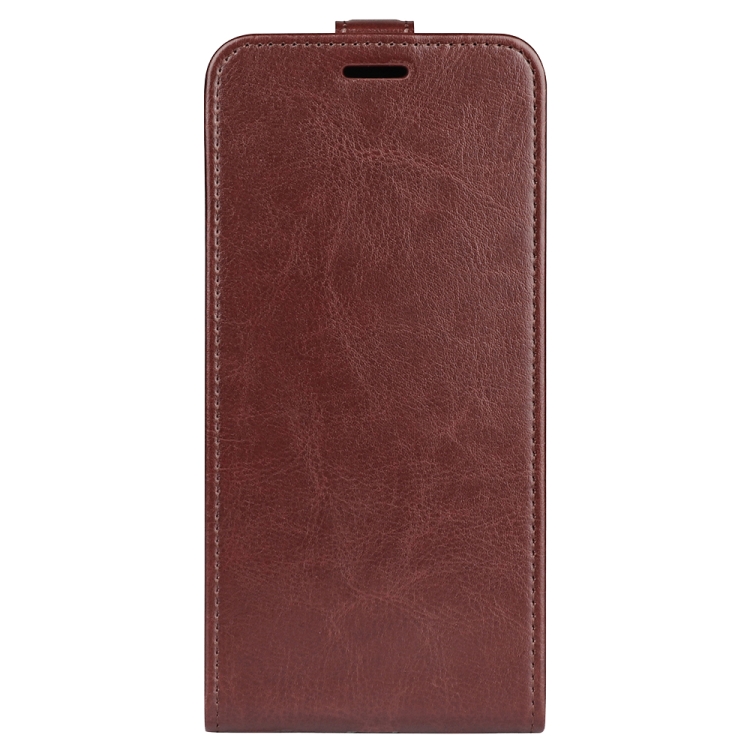 For OPPO K9 Pro R64 Texture Single Vertical Flip Leather Protective Case with Card Slots & Photo Frame(Brown) - 1