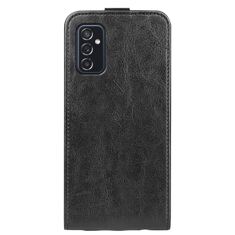 For Samsung Galaxy M52 5G R64 Texture Single Vertical Flip Leather Protective Case with Card Slots & Photo Frame(Black) - 2