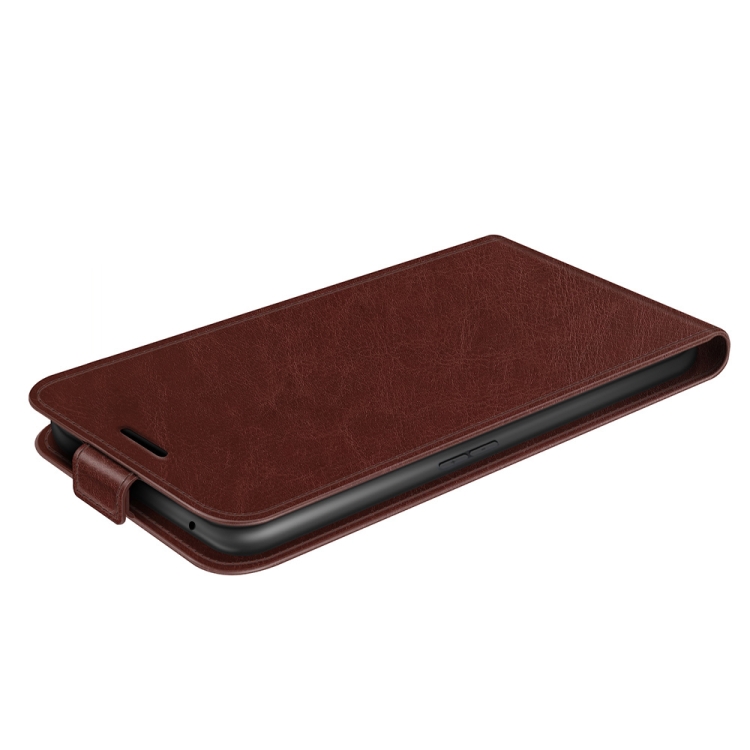 For OPPO Reno6 4G R64 Texture Vertical Flip Leather Case with Card Slots & Photo Frame(Brown) - 4